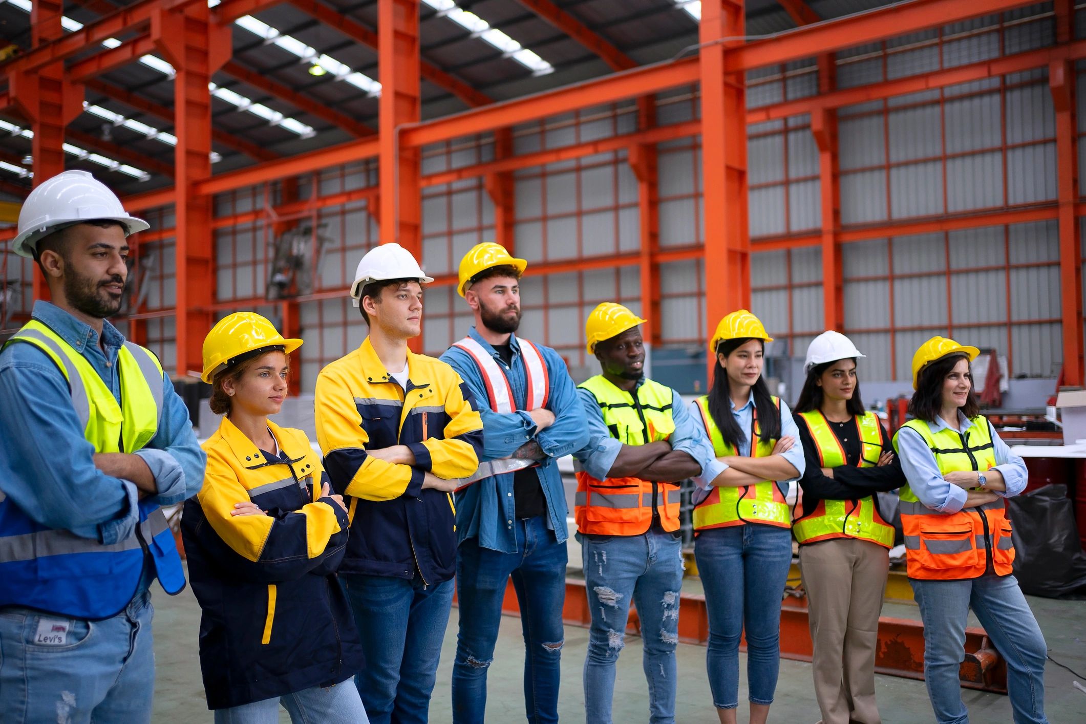Construction professional portrait used as testimonial image