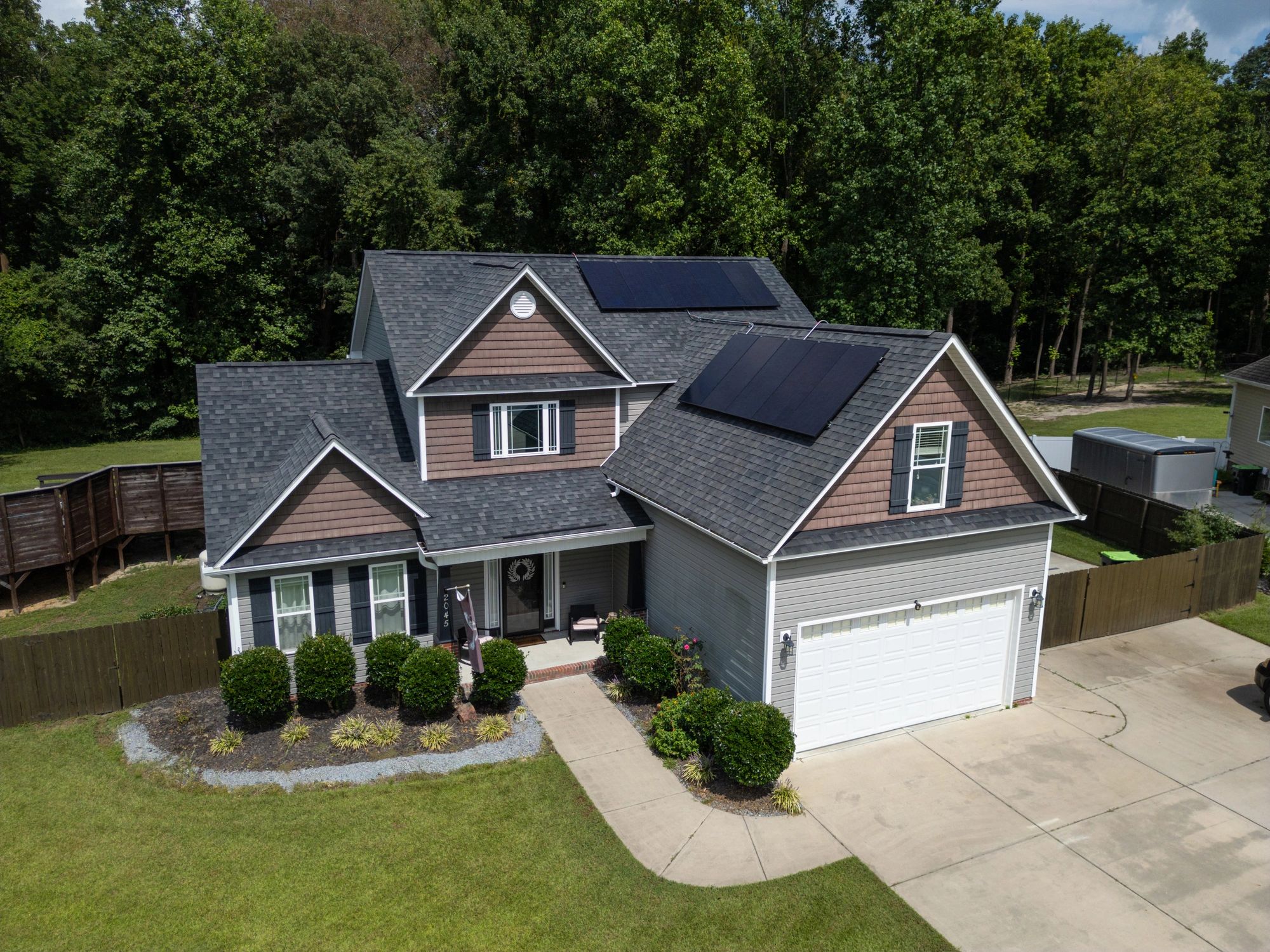 Improved residential property exterior